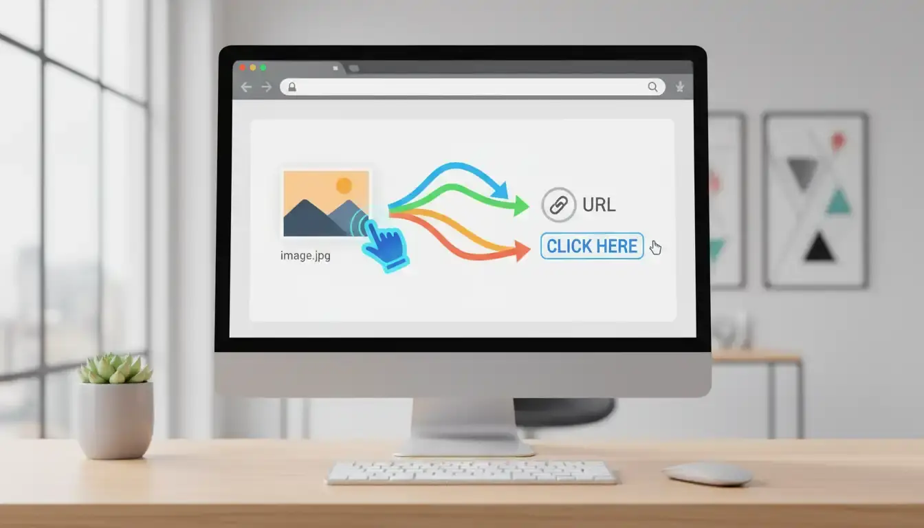 how to turn a image file into a link